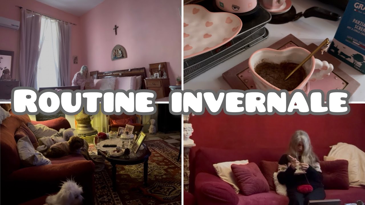 La mia routine invernale a casa | giornate lente ❄️