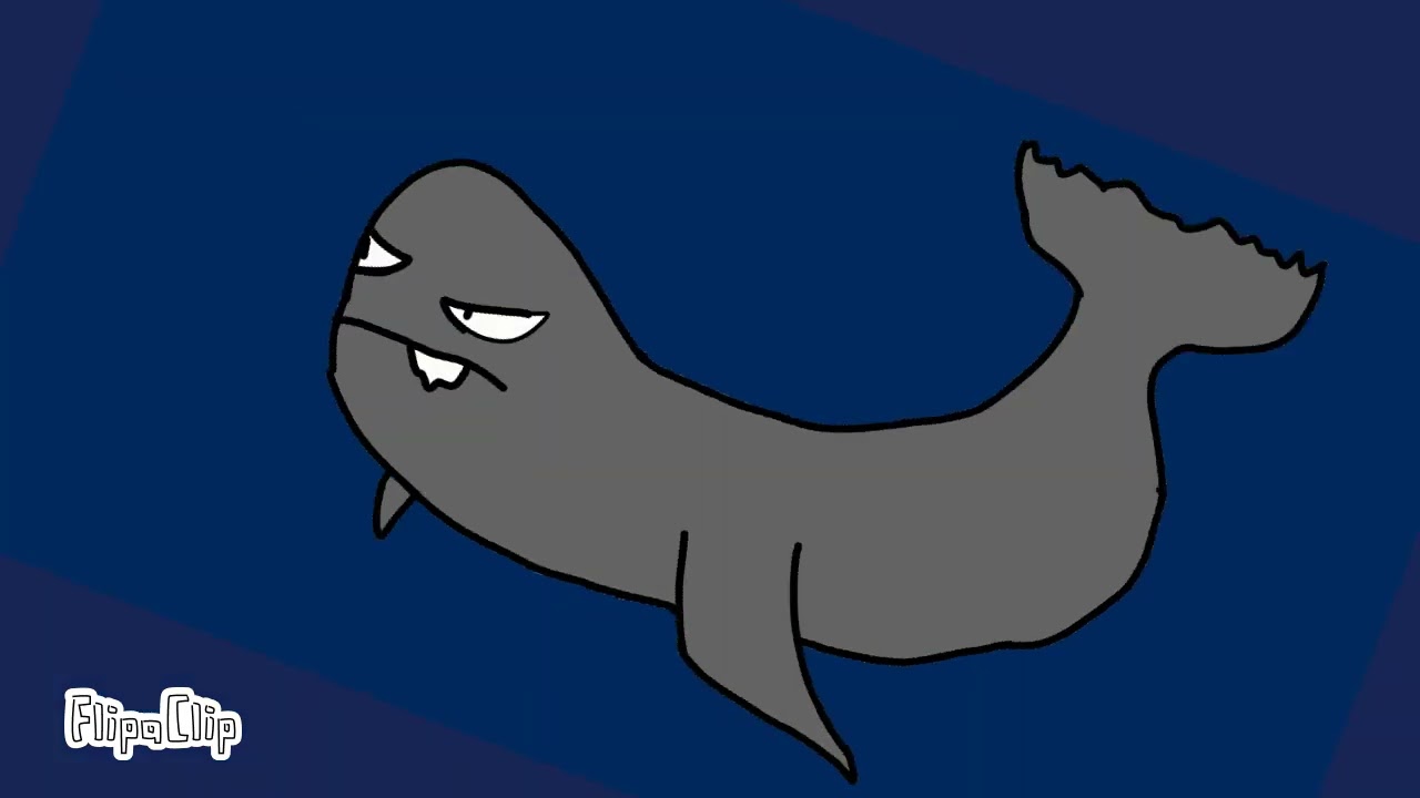 The bloop vs the meg fight animation