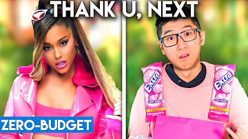 ARIANA GRANDE WITH ZERO BUDGET! (thank u, next)