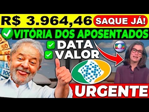 APROVADO NOVO VALOR DE R$ 3.964,46 VITÓRIA DOS APOSENTADOS, GOVERNO ANUNCIOU E VAI PAGAR? VEJA AGORA