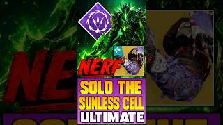 Void Hunter Mothkeeper's Wraps Build | Solo Ultimate The Sunless Cell | Destiny 2 Renegades
