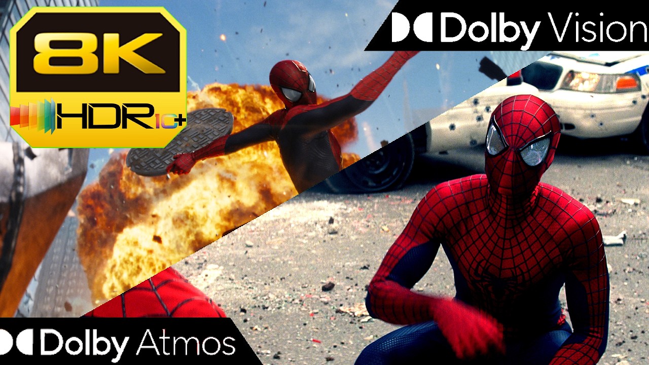 [8K HDR10+] No Place Like Home - The Amazing Spider-Man 2 (2014) | Dolby Vision • Dolby Atmos