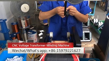 YR 450J Voltage transformer winding machine operation video, What