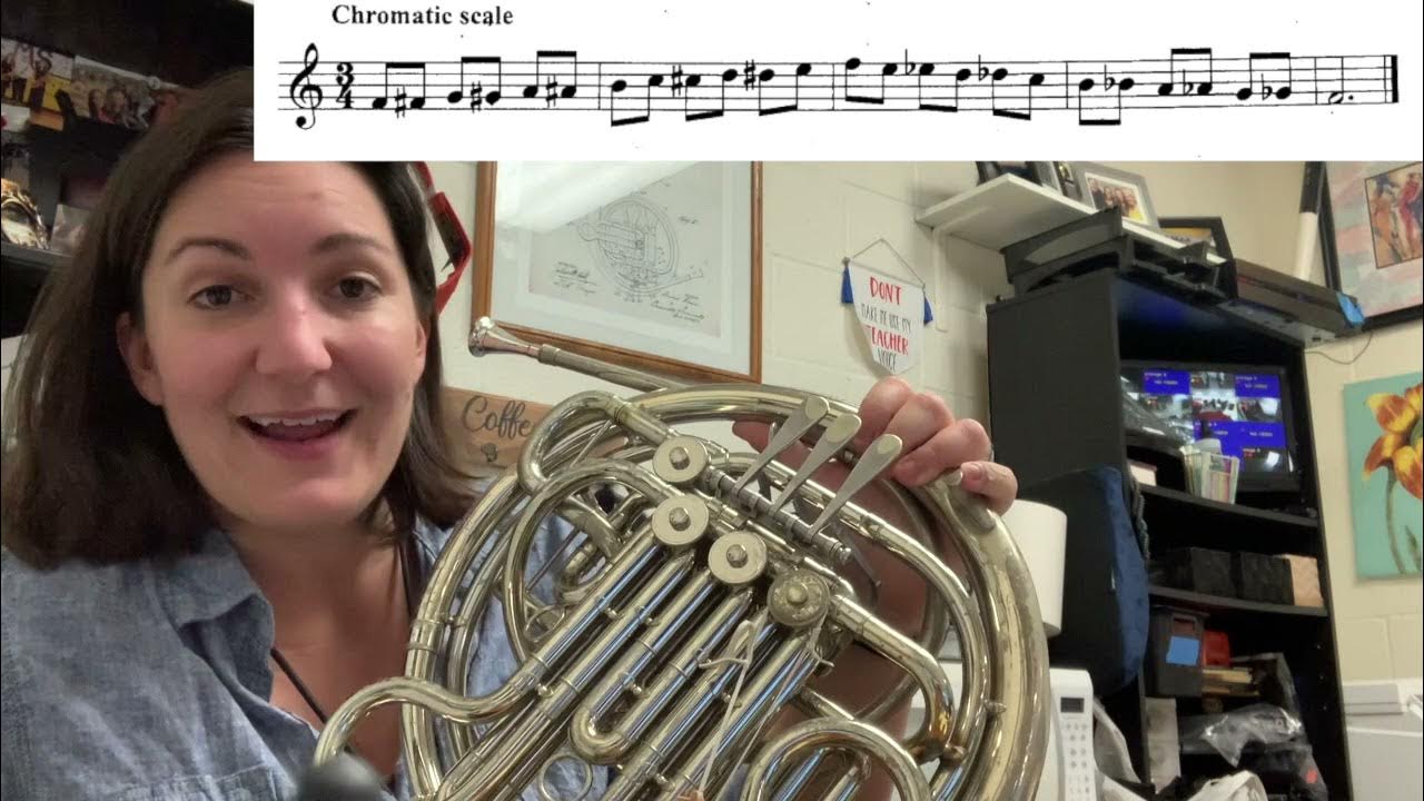 French Horn Chromatic Scale with Mrs. Homes YouTube