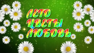 Лето  Цветы  Любовь