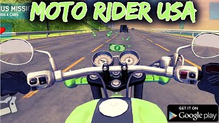 Moto Rider USA: Highway Traffic Gameplay - Android screenshot 4