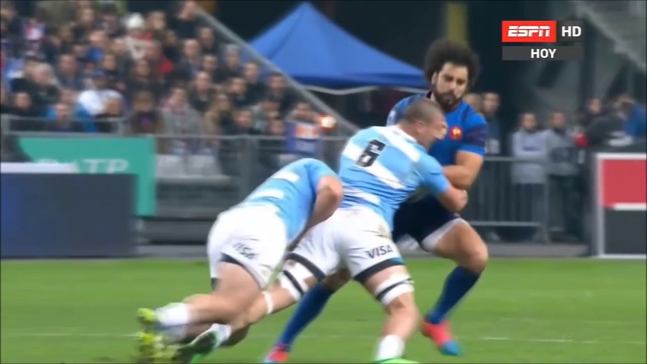 Los Mejores Tackles De Los Pumas - YouTube
