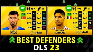 DLS 23 TOP 15 BEST DEFENDERS RATING