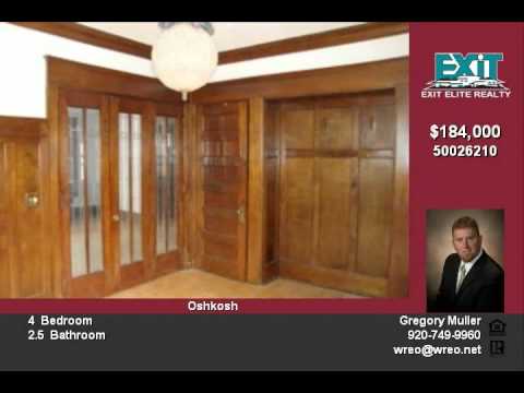 1302 Washington Ave, Oshkosh, WI home video tour