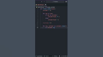 Resuelve el clásico: encuentra el número que no se repite en una lista 🐍 #python #shorts #algoritmo