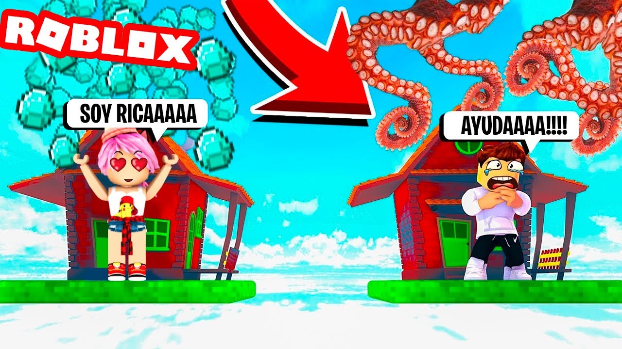 Casa Buena Suerte Vs Casa Maldita Elige La Casa Loca De Roblox - me ataca un pulpo gigante roblox smotret onlajn