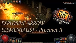Path Of Exile 2.4: Explosive Arrow Elementalist - T11 Precinct map II screenshot 5