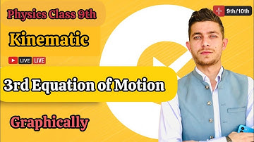 Third Equation of Motion | Derivation and Explanation | Class 9 Physics | Kinematics