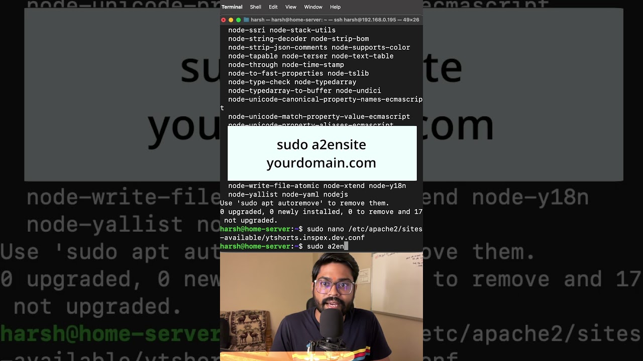 Secure Your Website with Apache & SSL in 60 Sec | Quick Dev Guide 🔒  #apache #https #coding #ssl
