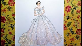 Drawing a wedding dresses ,teaching draw for beginners, cute girl,
cartoon girl step by step, very easy, learning ways . too...