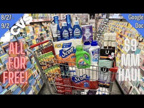 CVS Free & Cheap Coupon Deals & Haul | 8/27 – 9/2 | Easy MONEY MAKERS WEEK! 🙌🏾|  Learn CVS Couponing