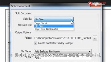 Bluebeam Revu Split Documents