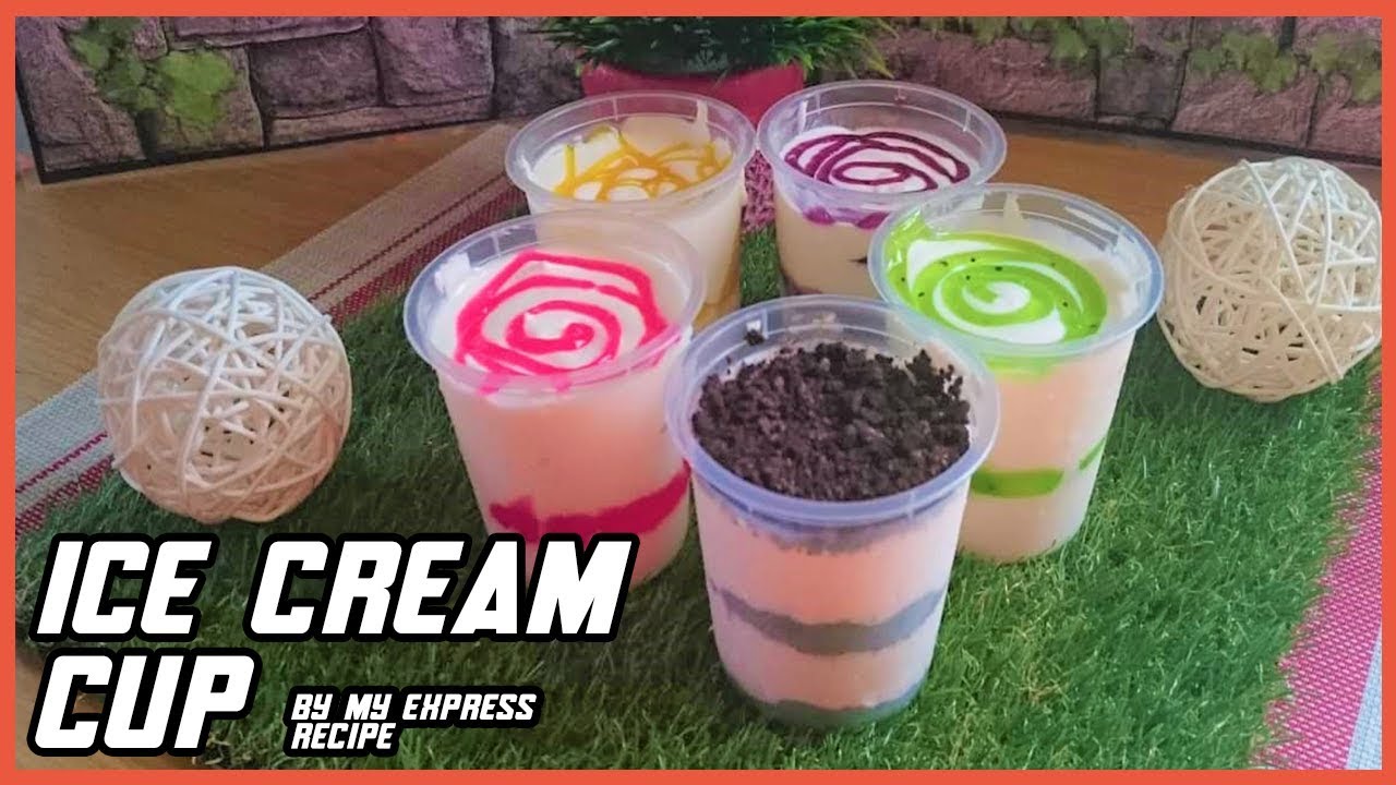  2 Resepi Cara Buat Aiskrim  Cawan Versi Sendiri ICE 