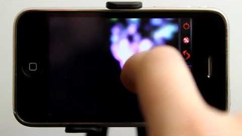 Particle Art iPhone App Demo