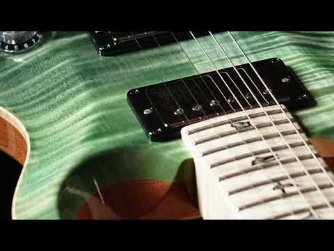 PRS Wood Library Custom 24 10 Top Trampas Green Fade