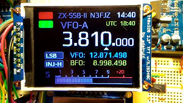 (Pt-5) ZX-SSB-II Front Panel Development (Part 5) More 320 x 240 color TFT display progress
