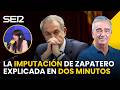 La IMPUTACIÓN de Zapatero por el caso 'Plus Ultra', explicada en DOS MINUTOS