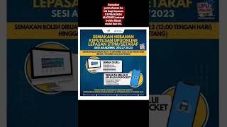 SEMAKAN PERMOHONAN UPU LEPASAN STPM/ASASI/MATRIKS/SETARAF #shorts