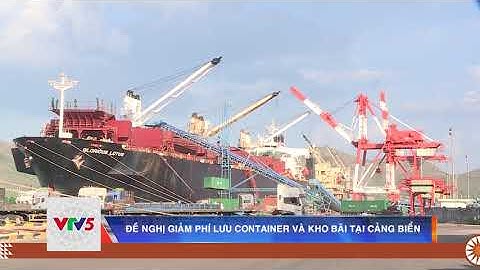 ĐỀ NGHỊ GIẢM PHÍ LƯU CONTAINER VÀ KHO BÃI TẠI CẢNG BIỂN   | VTV5