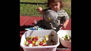 Flower Sensory Bin!
