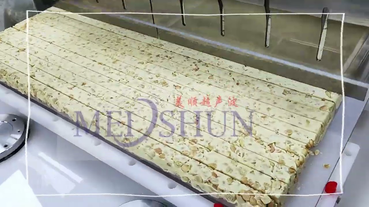 marshmallow candy nougat cutting machine - ultrasonic cutting machine