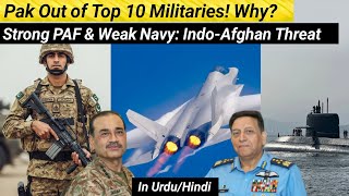 Download Lagu Pakistan out of Top 10 Military Ranking! | Strong PAF \u0026 Weak Navy vs Indo-Afghan Threat  MP3