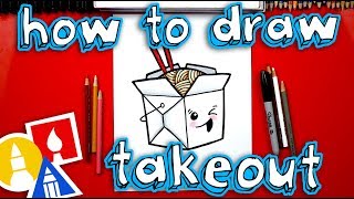 How To Draw A Takeout Box
