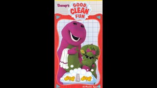 Opening & Closing To Barney's Good Clean Fun! (1998 VHS)