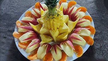 Cách Cắt Hoa Quả Đẹp|Nghệ Thuật Cắt Dĩa Trái Cây Đơn Giản Rất Đep Ai Cũng Làm Được#Mẹo Vặt Ẩm Thực
