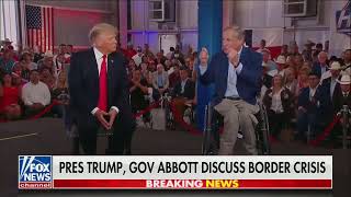 Governor Abbott discusses the Border Crisis with President Trump