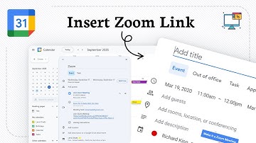 How to add Zoom meeting link to Google Calendar event