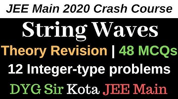 Wave on a string One Shot JEE Main  2020