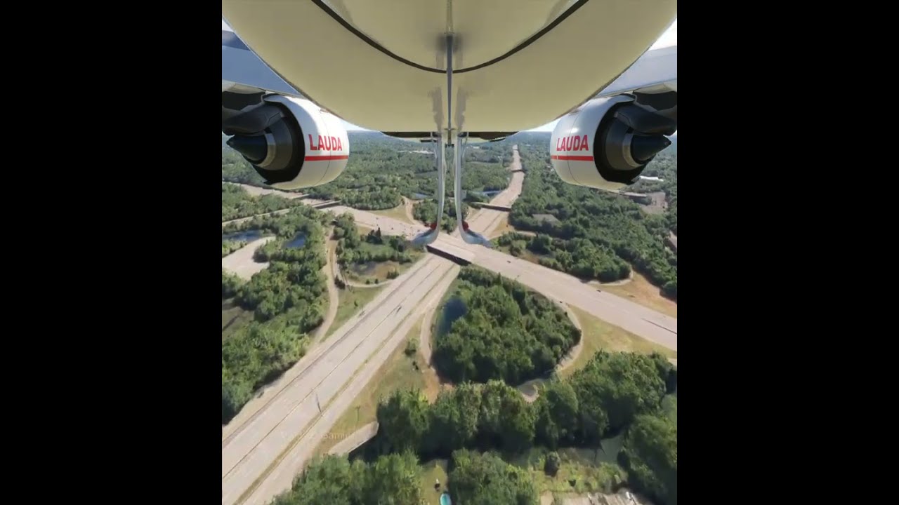 Most Beautiful Plane Landing in Boston Logan International Airport
