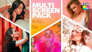 Top Apple Motion Projects: Multiscreen - 6 Split Screen