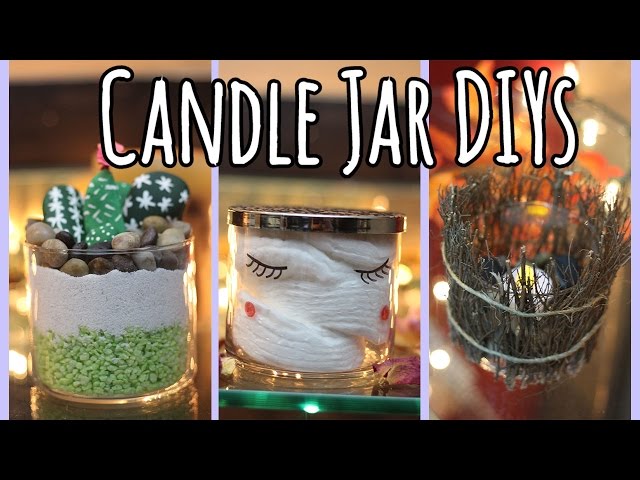 6 Amazing Ways to Re-use Candle Jars! 