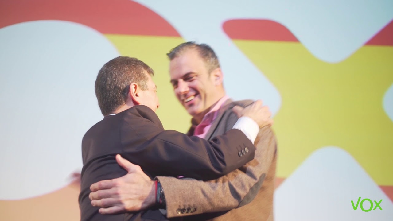 La España viva en Marbella (Málaga) 24.11.2018 santiago abascal joaquin reyes