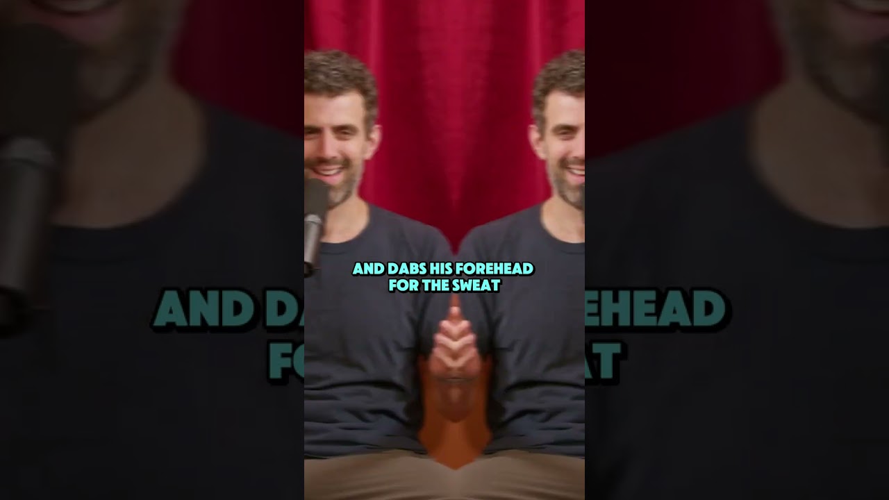 He took a risk! Mark Normand making an impression on Conan.