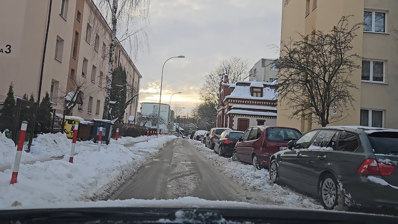 #282  21 stycznia - Białystok następnego dnia po obfitych opadach śniegu - objazd z @agatabodkuchni