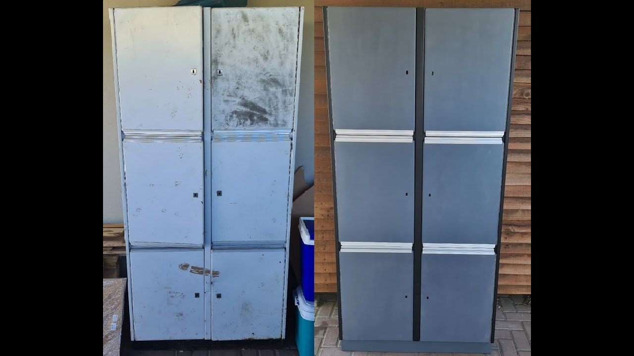 Old Steel Cabinet Restoration