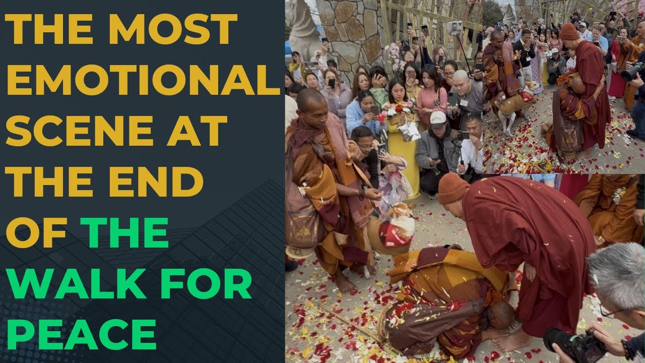 Самая трогательная сцена в конце «Марша за мир» — тот момент, который вызвал слезы у всех присутс...