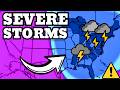 A HUGE Severe Weather Outbreak Is Happening RIGHT NOW Across The Plains...