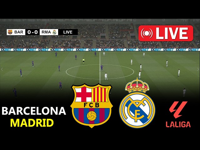 Barcelona vs Real Madrid | EL CLÁSICO 2026 | La Liga | PES 21 Simulation Gameplay Video