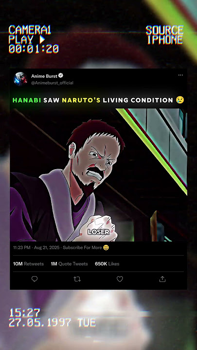 Hanabi Saw Naruto's Living Condition 😢 || #shorts #shortvideo #naruto #hanabi #hinata #viral