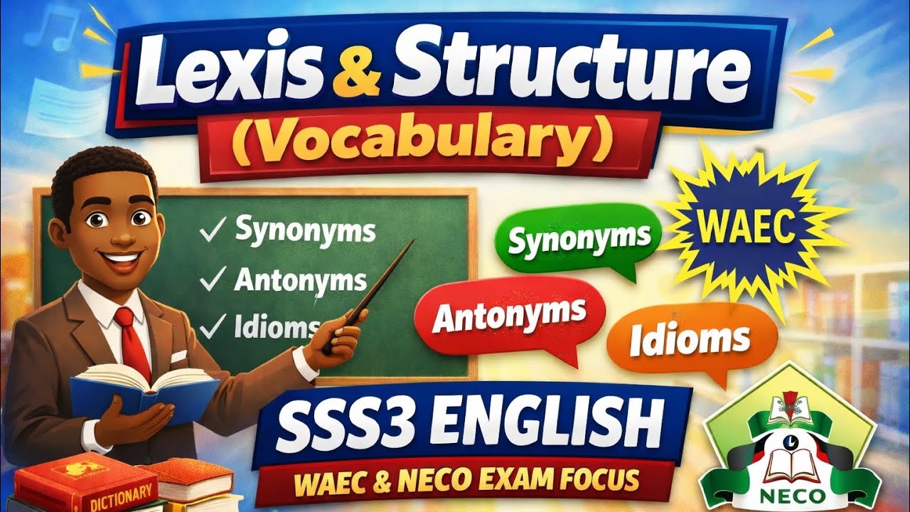 Lexis and Structure (Vocabulary) – English Language SSS3 | WAEC/NECO Focus