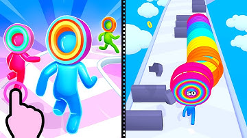 Layer Man 3D - Layer Man Circle Run - All Levels iOS Android GamePlay